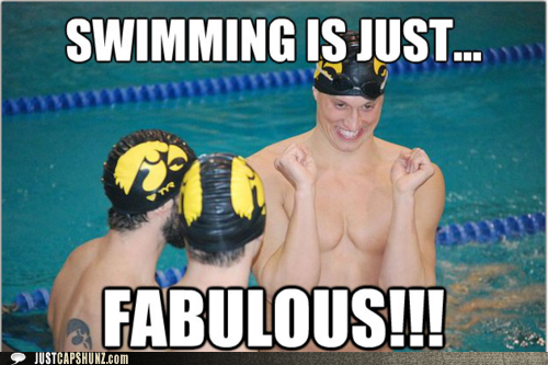 funny-captions-swimming-is-just-fabulous
