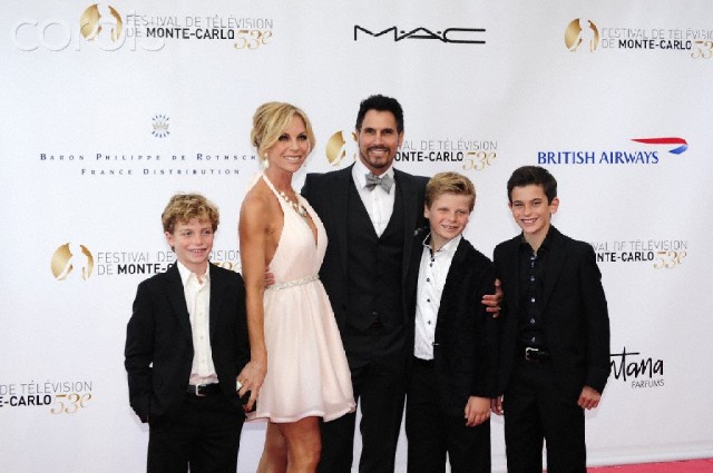 Don Diamont and Katherine Kelly Lang in Montecarlo for the Television Festival