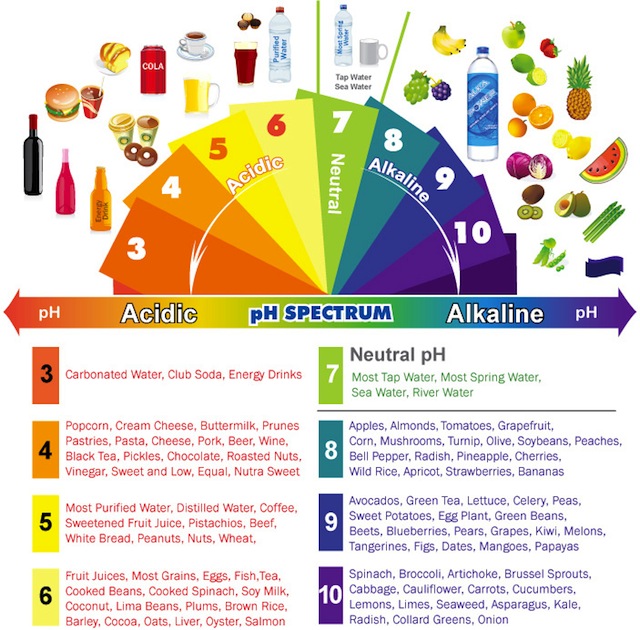 acidic-alkaline-phchart